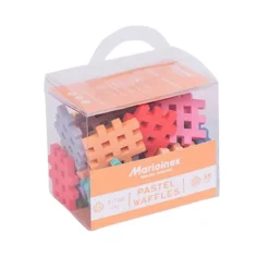 Klocki waffle MINI pastel 35 szt.