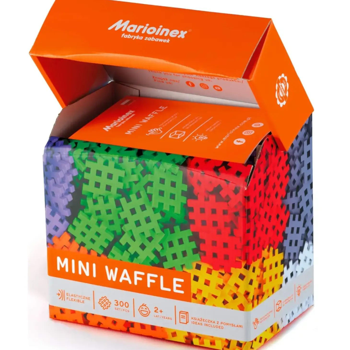Klocki waffle MINI 300 szt.