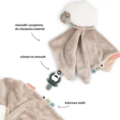 Kocyk przytulanka dla niemowlaka Owieczka Sheepy San