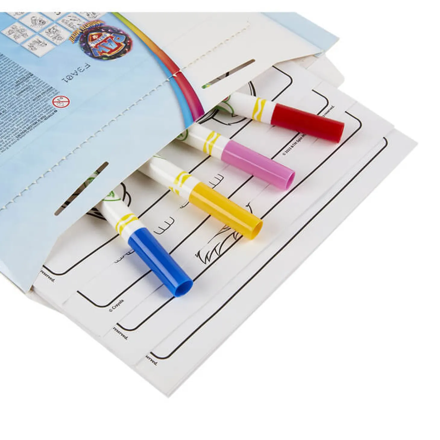 Kolorowanka dla dzieci i 4 niebrudzące magiczne flamastry Color Wonder Mess Free Psi Patrol 3+