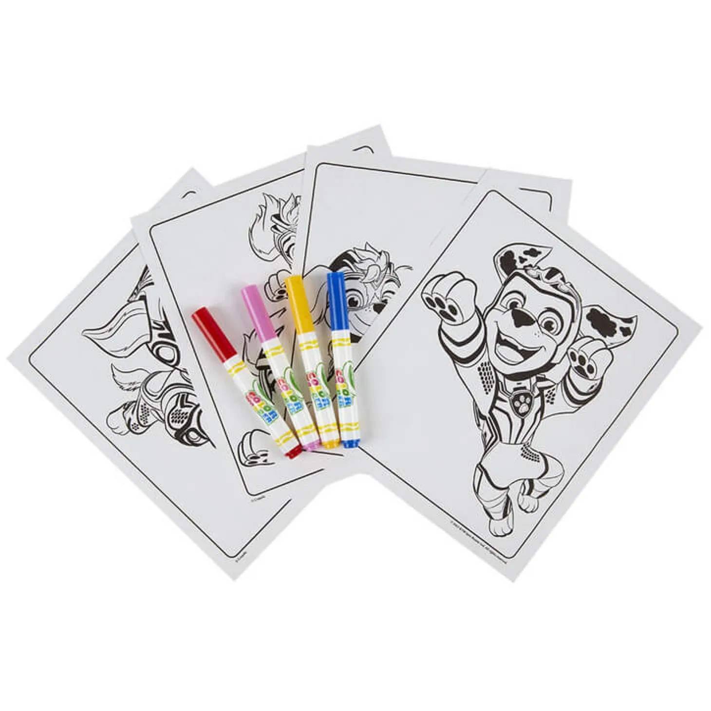 Kolorowanka dla dzieci i 4 niebrudzące magiczne flamastry Color Wonder Mess Free Psi Patrol 3+