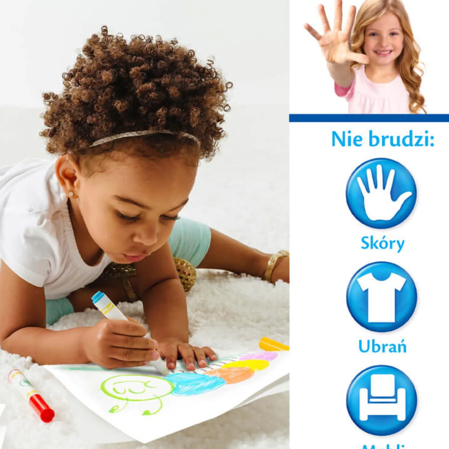 Kolorowanka dla dzieci i 4 niebrudzące magiczne flamastry Color Wonder Mess Free Psi Patrol 3+