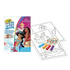 Kolorowanka dla dzieci i 4 niebrudzące magiczne flamastry Color Wonder Mess Free Księżniczki Disneya 3+