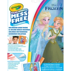 Kolorowanka dla dzieci i 4 niebrudzące magiczne flamastry Color Wonder Mess Free Kraina Lodu 3+