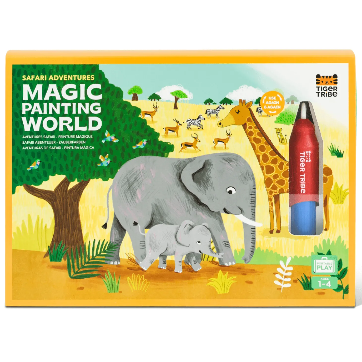 Kolorowanka wodna – Safari