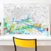 Kolorowanka 100x70cm DŻUNGLA