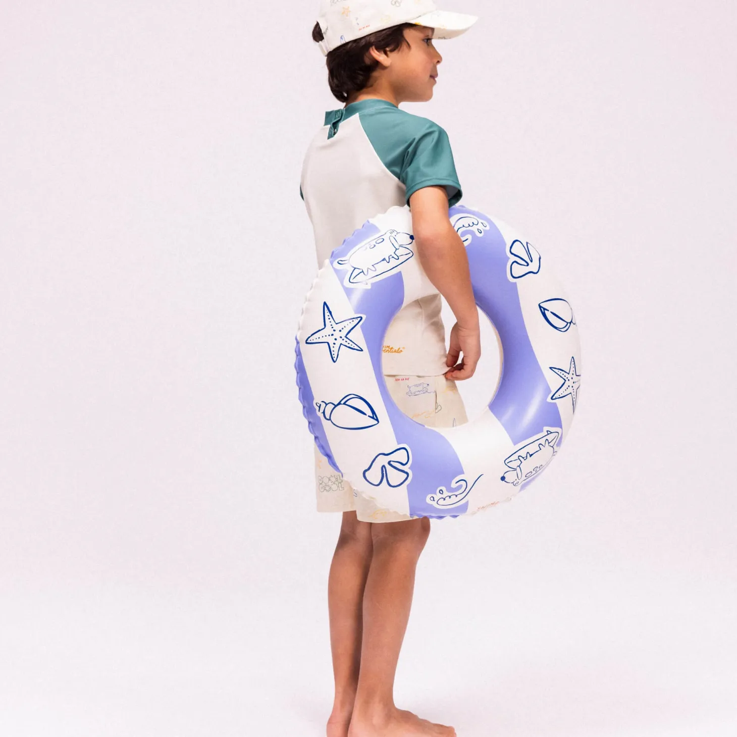 Koło do pływania dla dzieci Ø55 cm - Blue, Surfer