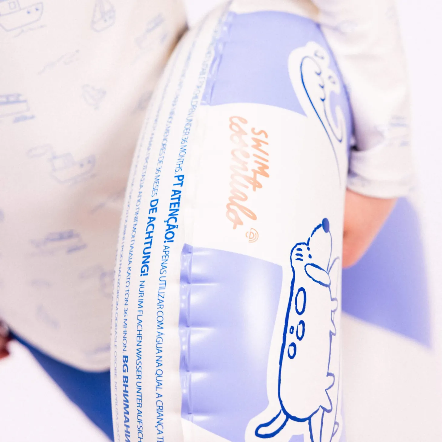 Koło do pływania dla dzieci Ø55 cm - Blue, Surfer