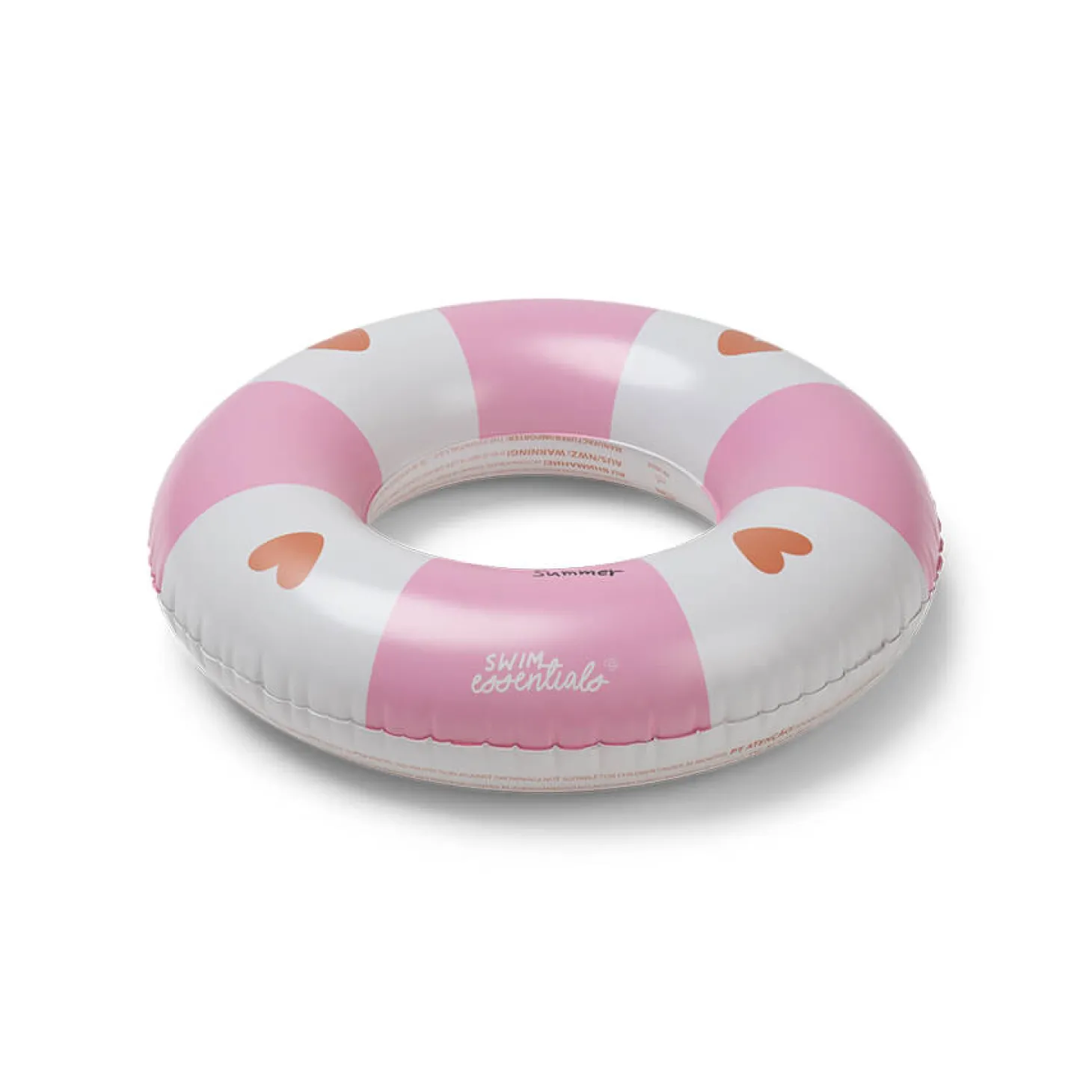 Koło do pływania dla dzieci Ø55 cm - Pink, Cozy Hearts
