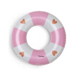 Koło do pływania dla dzieci Ø55 cm - Pink, Cozy Hearts