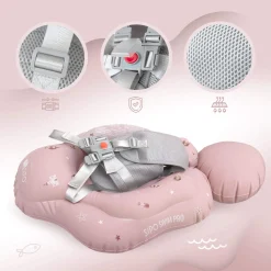 Koło treningowe do nauki pływania 6-36m (11-18 kg) - różowe