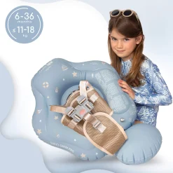 Koło treningowe do nauki pływania 6-36m (11-18 kg) - niebieskie