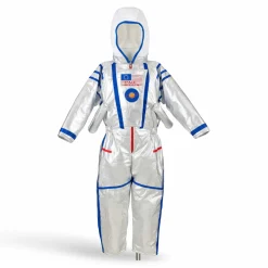 Kostium kombinezon astronauty srebrny