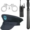 Kostium policjanta z czapką i akcesoriami 4-7 lat
