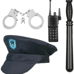 Kostium policjanta z czapką i akcesoriami 4-7 lat