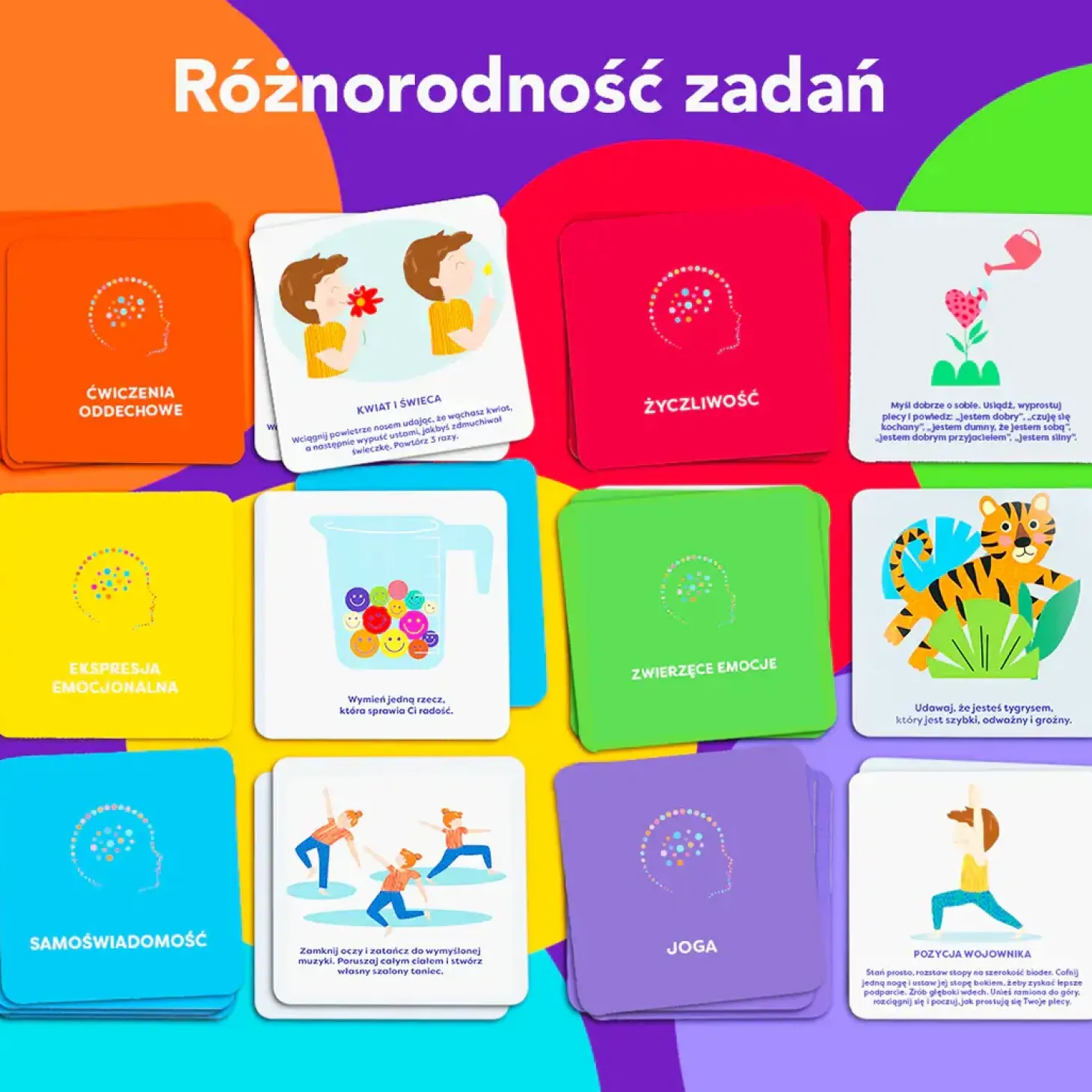 Kostka aktywności - mindfulness. Gra + mini e-book 4+