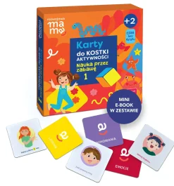 Kostka aktywności - nauka przez zabawę. Gra + mini e-book 2+