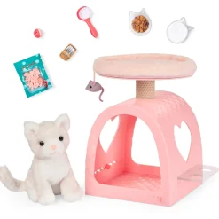 Kotek z domkiem-drapakiem i akcesoriami - Purrfect Retreat