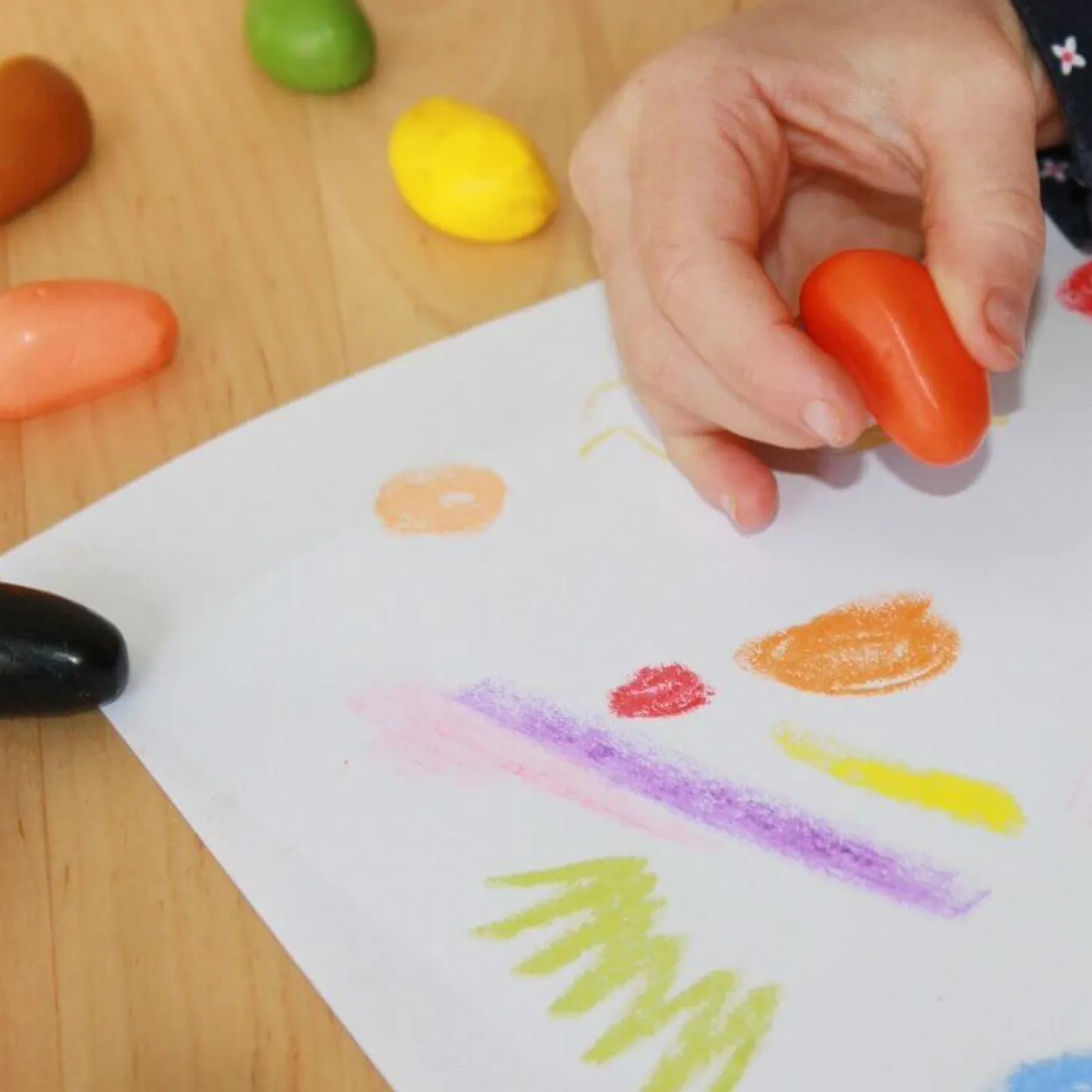Kredki Crayon Rocks Modern Art w bawełnianym woreczku - 8 kolorów