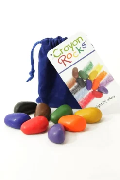 Kredki Crayon Rocks w aksamitnym woreczku - 8 kolorów