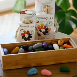 Kredki Crayon Rocks w bawełnianym woreczku - 8 kolorów