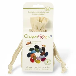 Kredki Crayon Rocks w bawełnianym woreczku - 16 kolorów