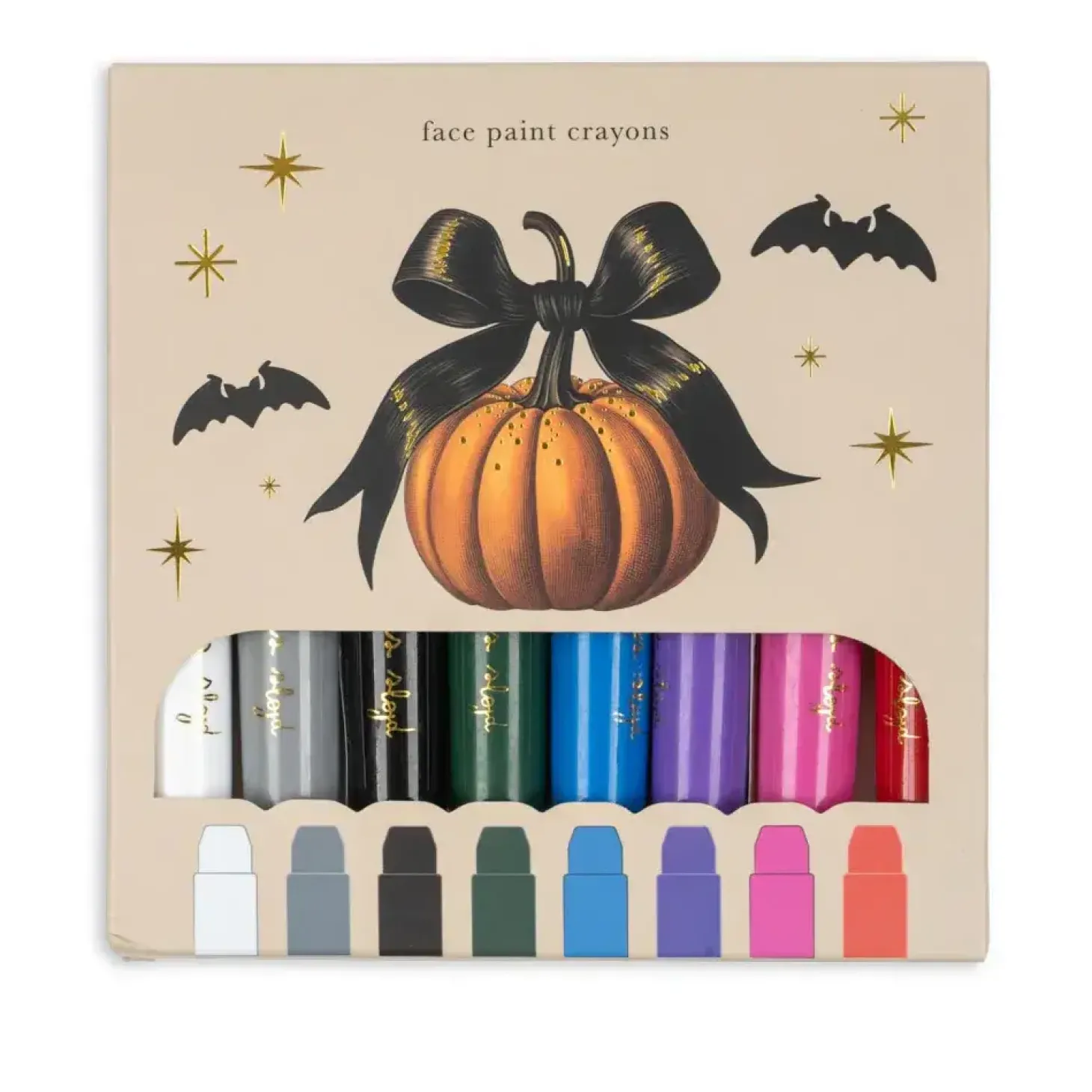 Kredki do malowania twarzy Halloween, 8 szt. - multi