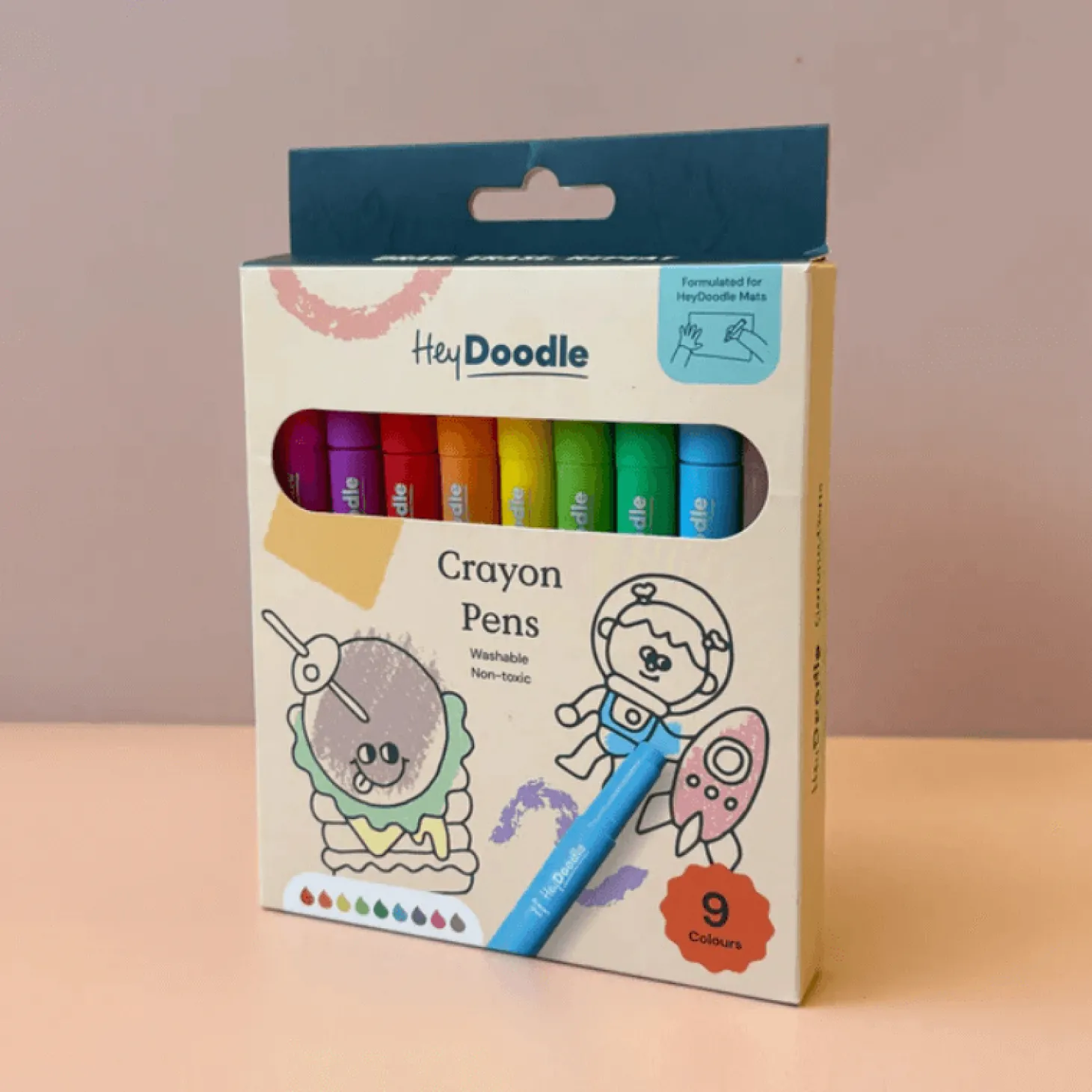 Kredki do Silikonowej Maty HeyDoodle
