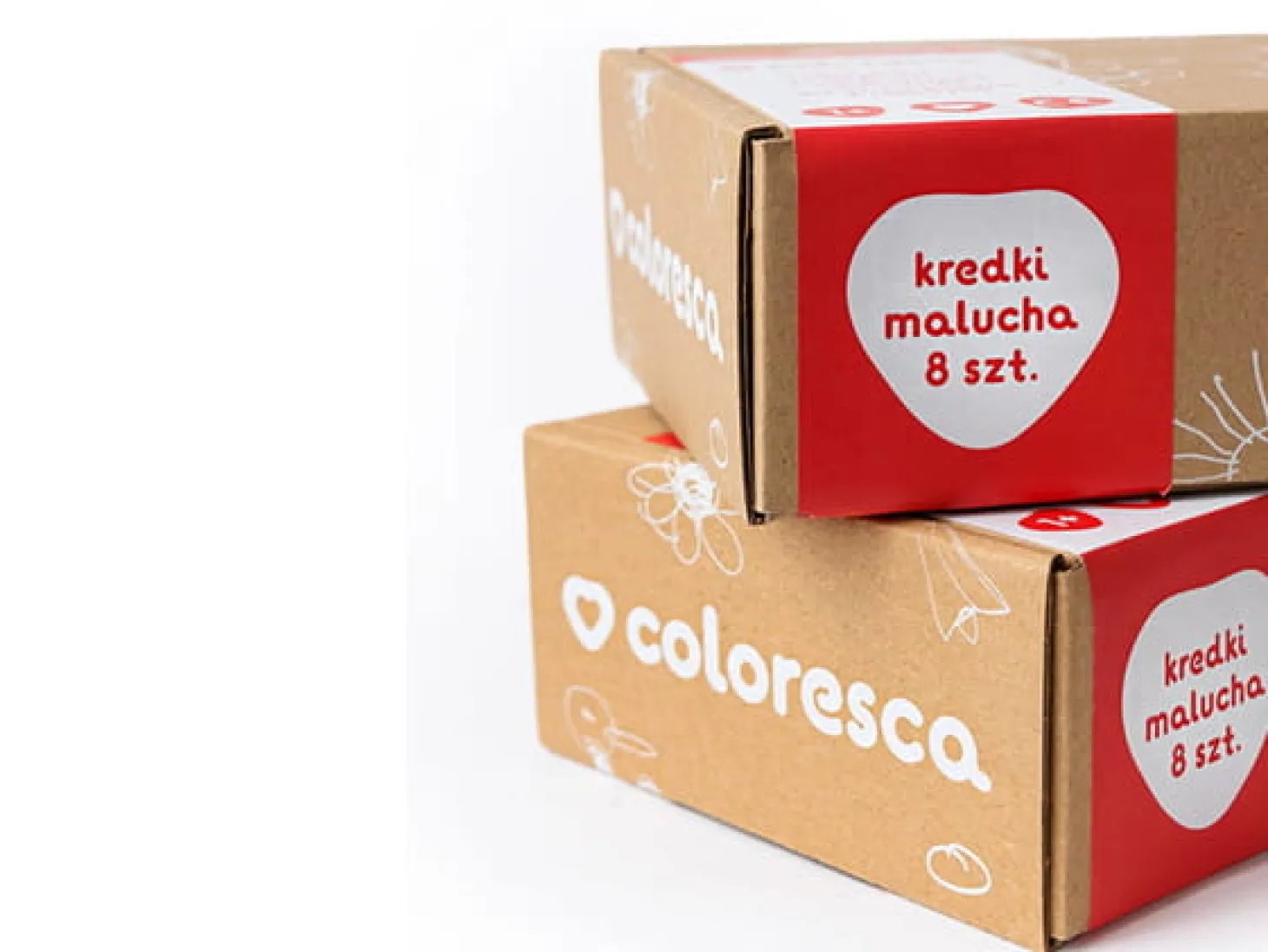 Kredki Malucha 8 kolorów, 1+