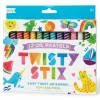 Kredki olejne wykręcane pastele 12 szt. Twisty Stix