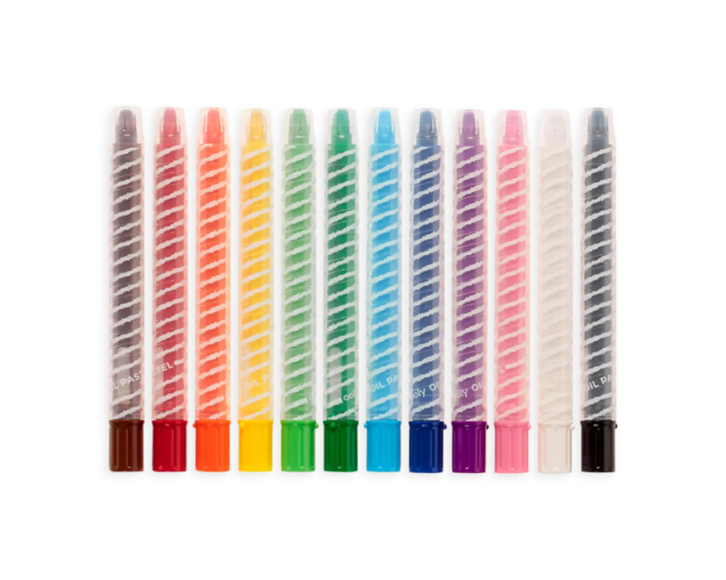 Kredki olejne wykręcane pastele 12 szt. Twisty Stix