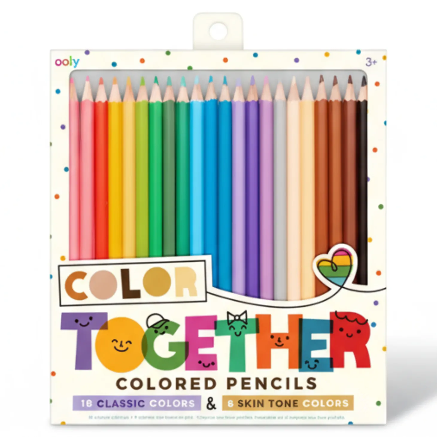 Kredki Ołówkowe, Klasyczne Kolory i Odcienie Karnacji - Color Together