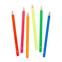 Kredki Ołówkowe Neonowe Grube - Jumbo Brights
