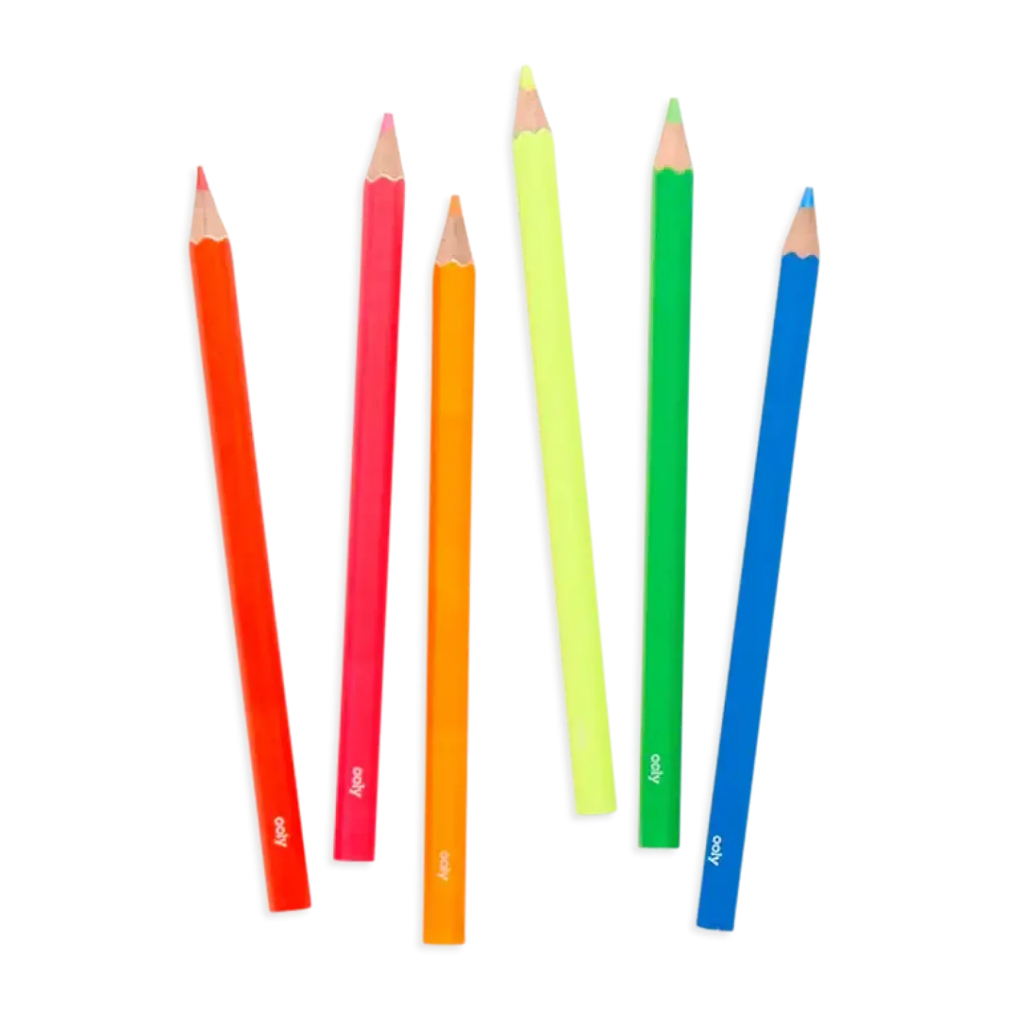 Kredki Ołówkowe Neonowe Grube - Jumbo Brights