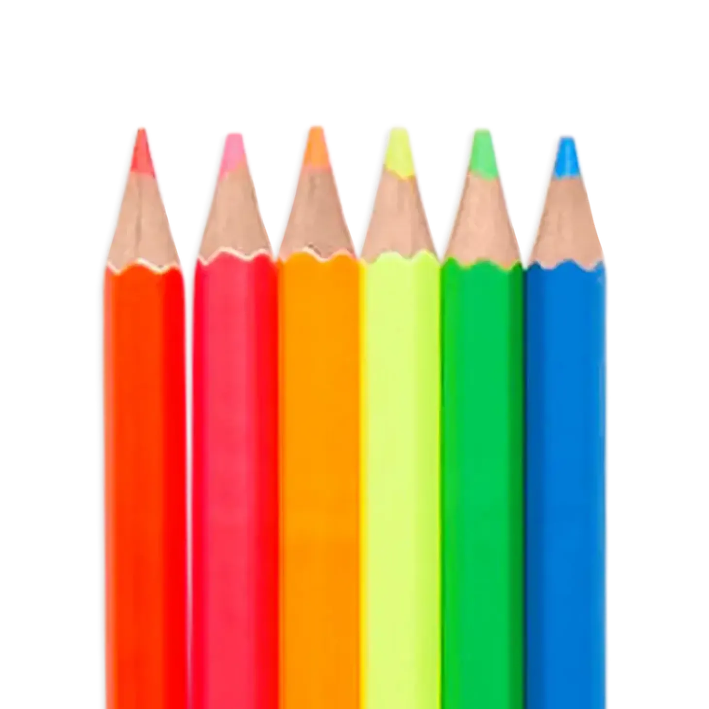 Kredki Ołówkowe Neonowe Grube - Jumbo Brights