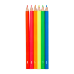 Kredki Ołówkowe Neonowe Grube - Jumbo Brights