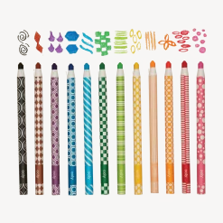 Kredki świecowe obierane Color Appeel, 12 szt.