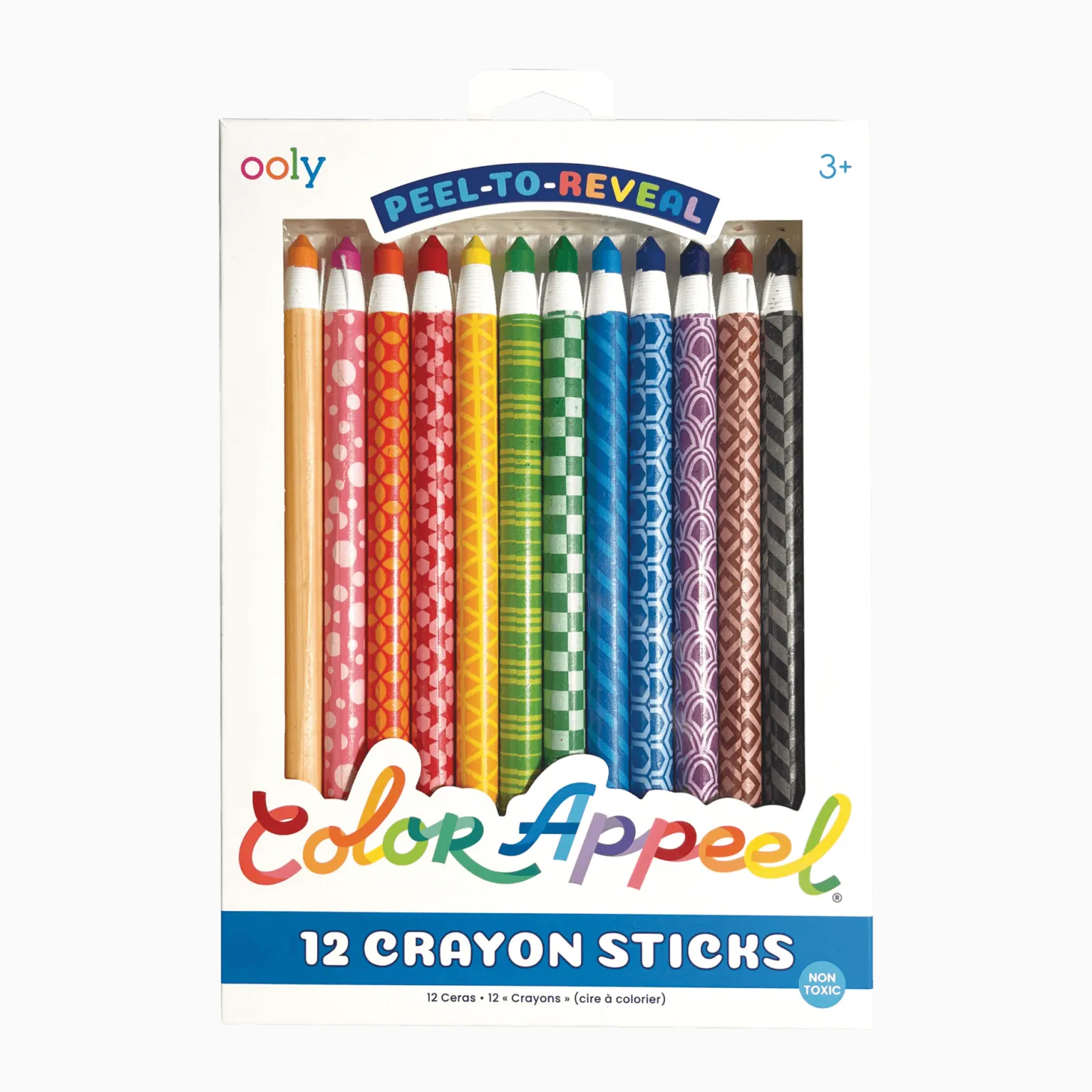 Kredki świecowe obierane Color Appeel, 12 szt.