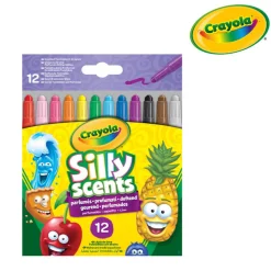 Kredki wykręcane zapachowe Silly Scents 12szt.