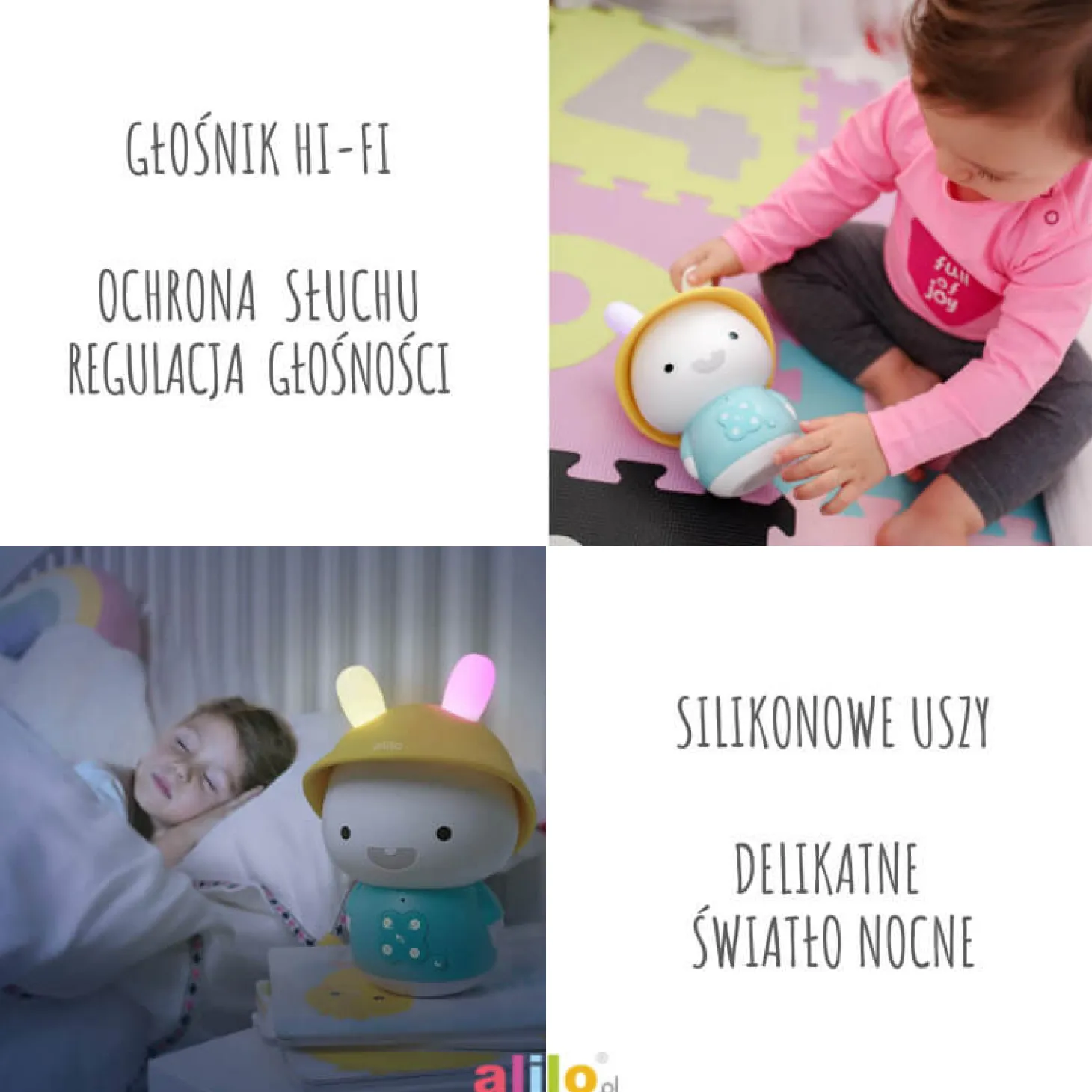 Króliczek Baby Bunny G9S+ - niebieski