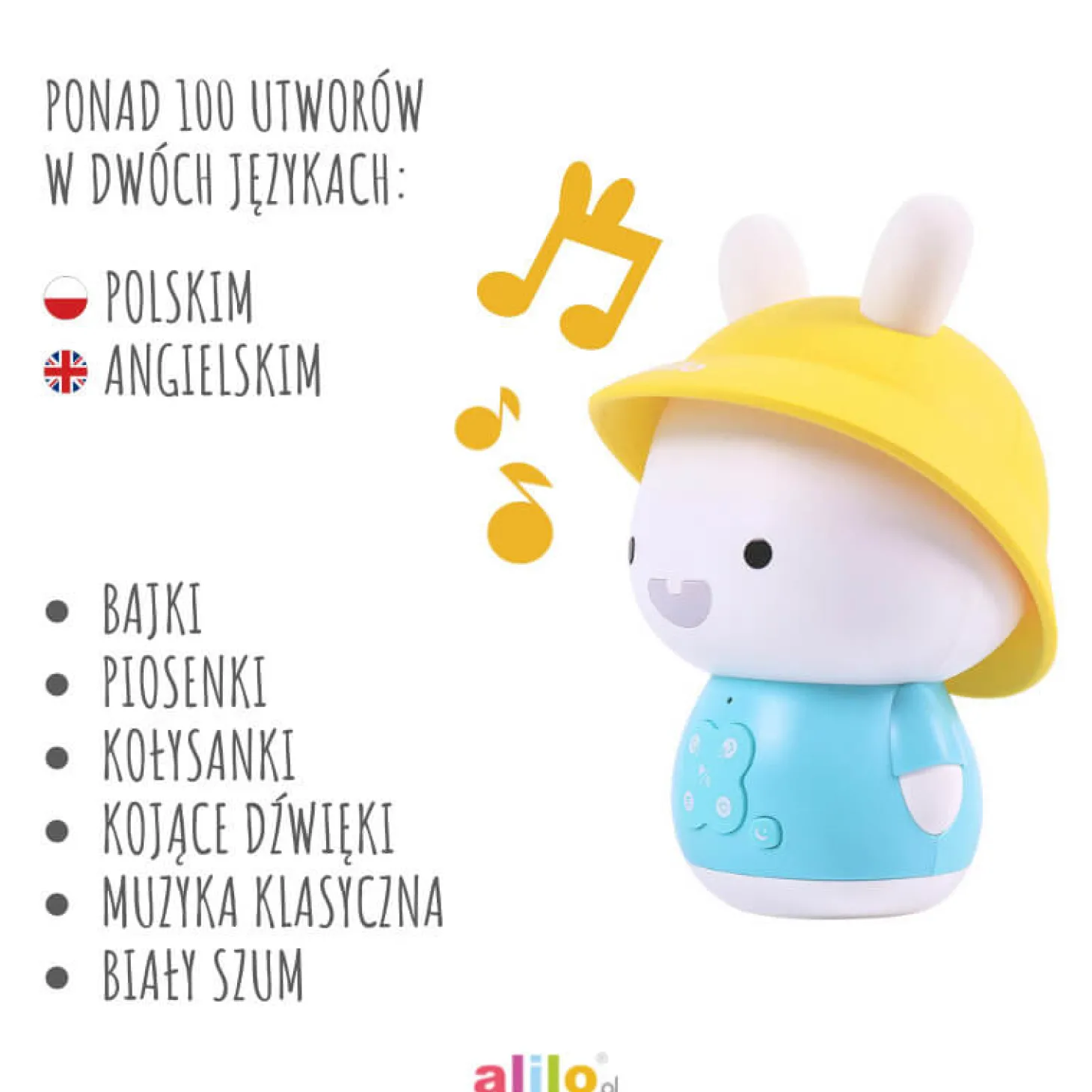 Króliczek Baby Bunny G9S+ - niebieski