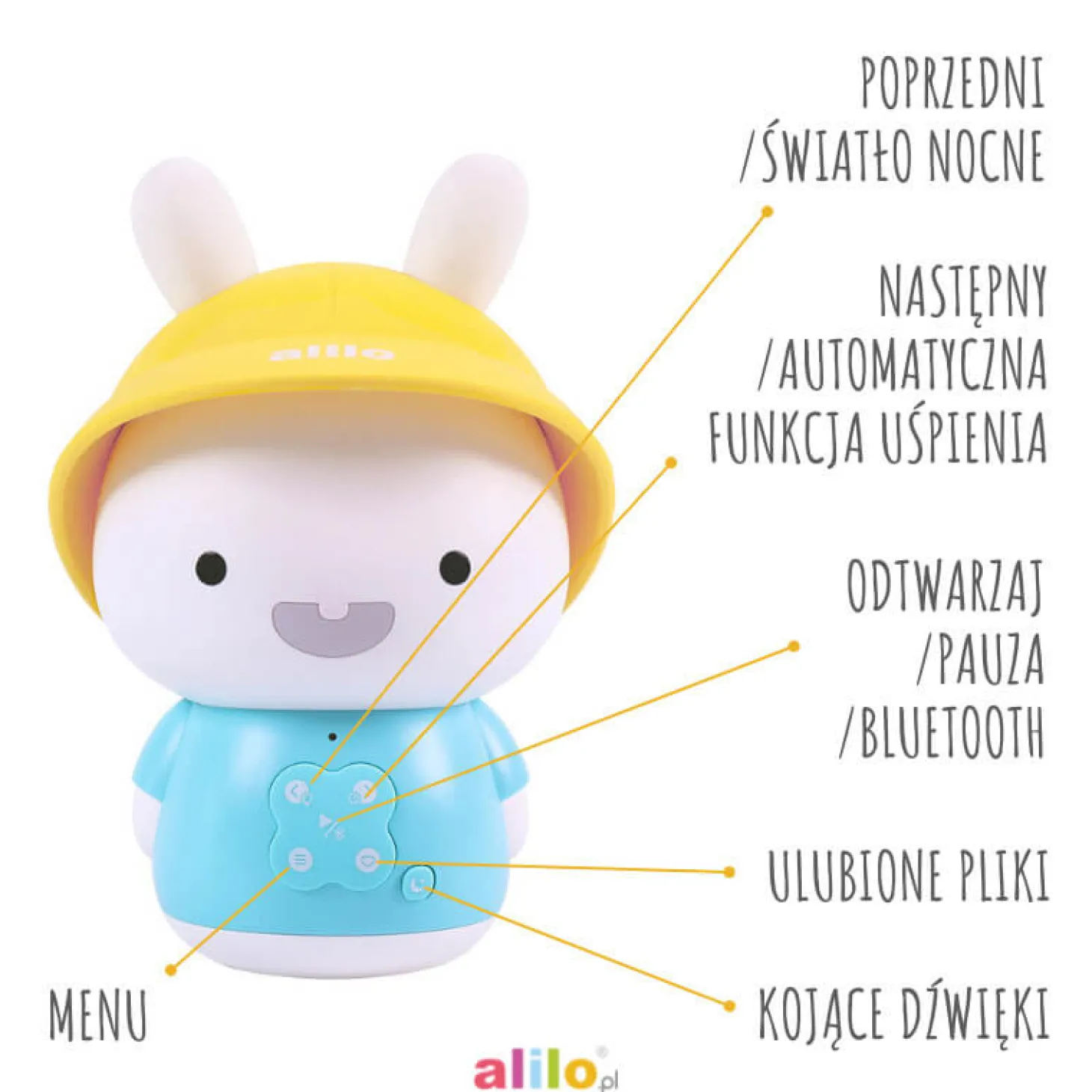 Króliczek Baby Bunny G9S+ - różowy