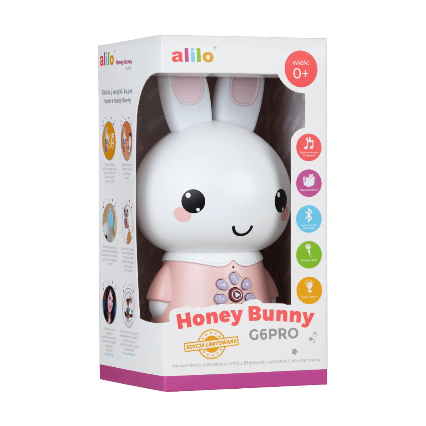 Króliczek Honey Bunny G6PRO - pudrowy róż