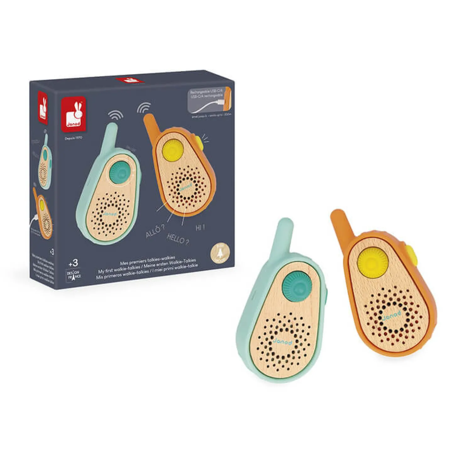 Krótkofalówki dla dzieci Moje pierwsze walkie talkie 3+