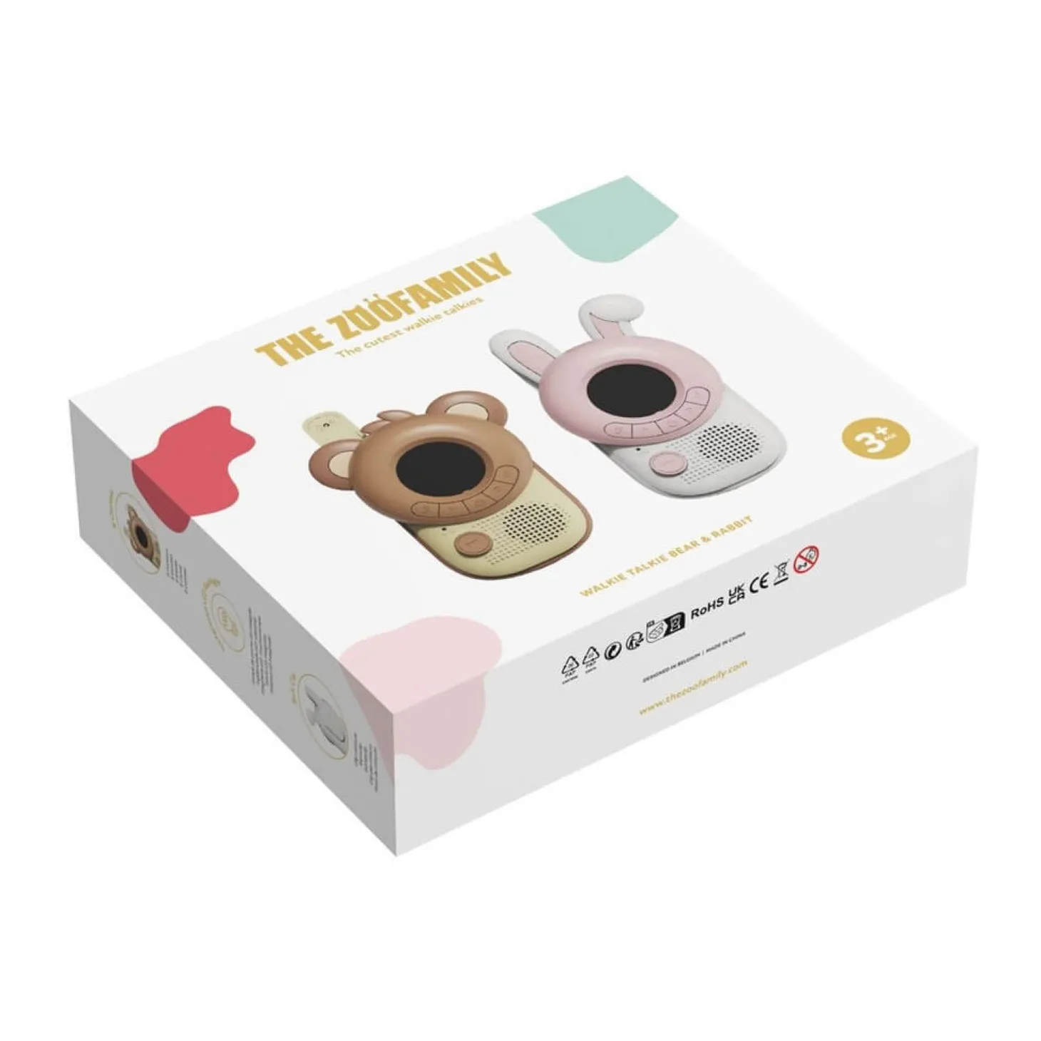 Krótkofalówki dla dzieci Zoo Walkie Talkie - Bear, Rabbit