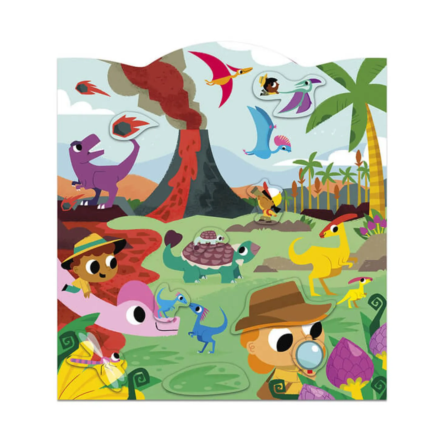 Książeczka do wyklejania z naklejkami Poszukiwacze przygód 3+