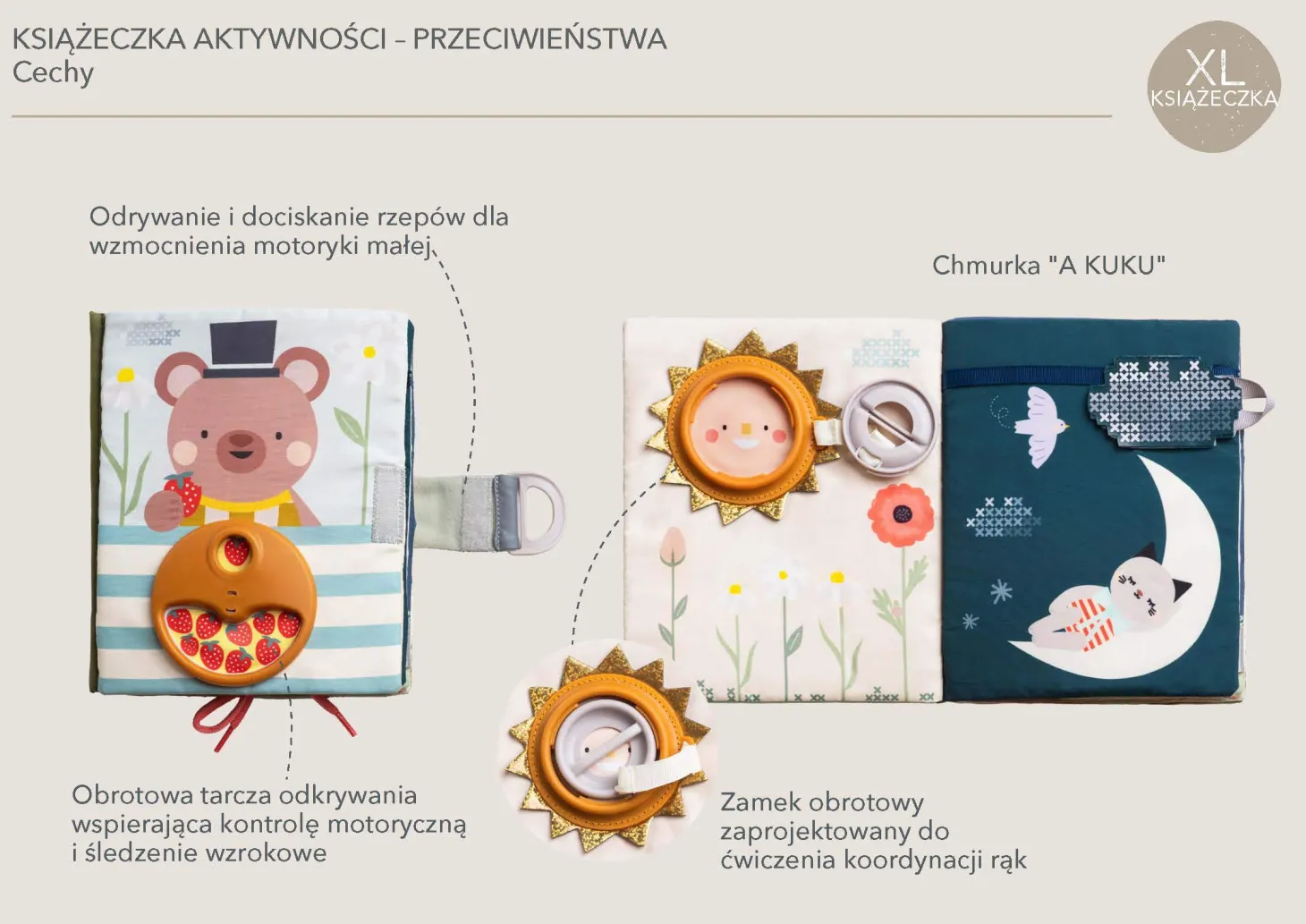 Książeczka edukacyjna Przeciwieństwa