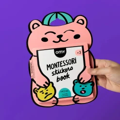Książeczka Montessori z naklejkami O EMOCJACH