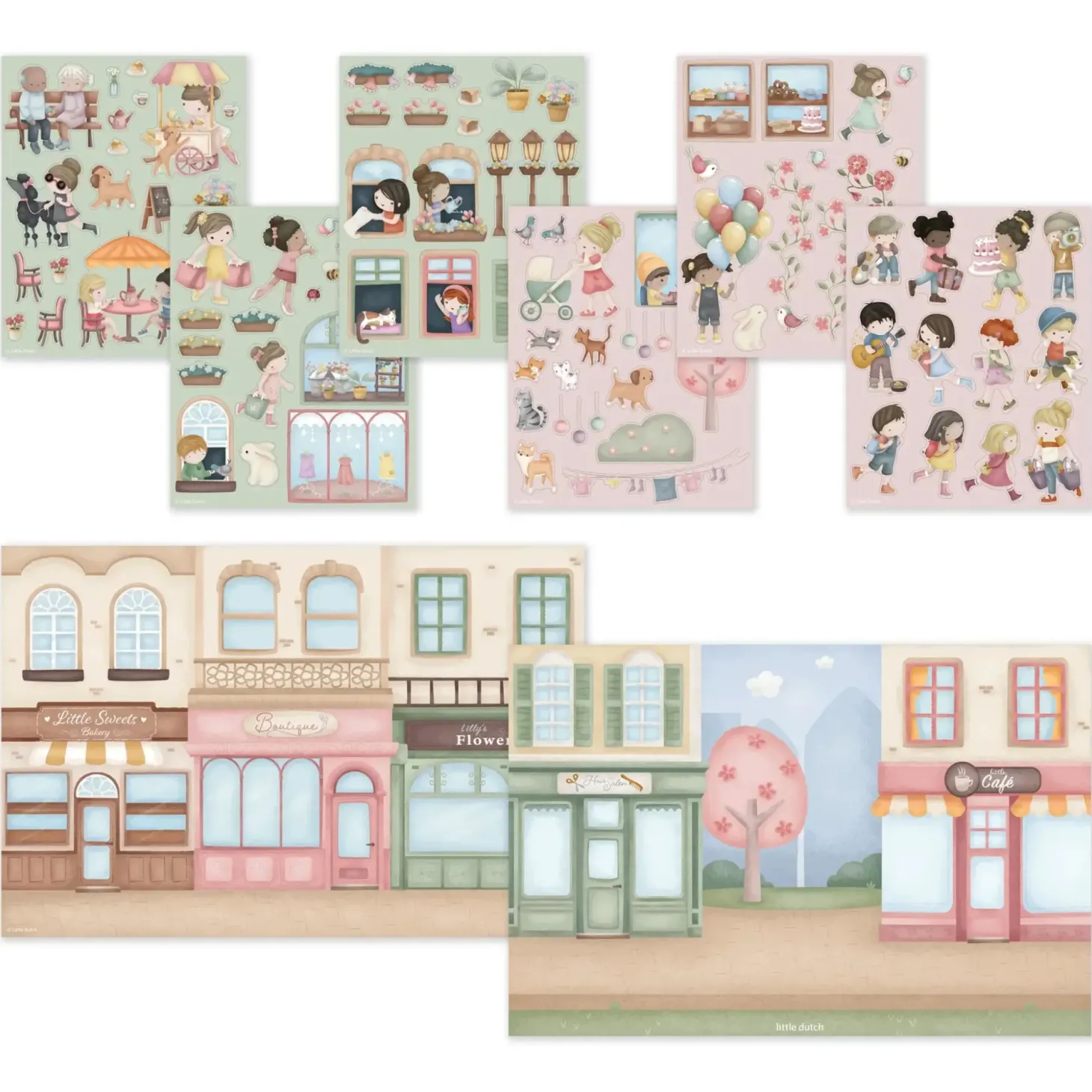 Książeczka z naklejkami Rosa na zakupach