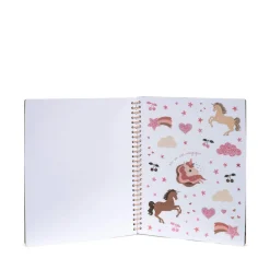 Książeczka z naklejkami wielorazowego użytku - blush